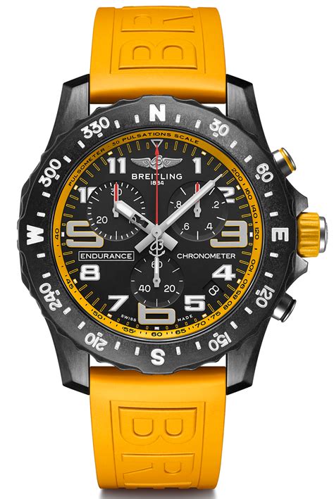 breitling sports watches yellow|breitling endurance pro yellow.